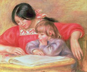 Léontine et Coco - Pierre Auguste Renoir